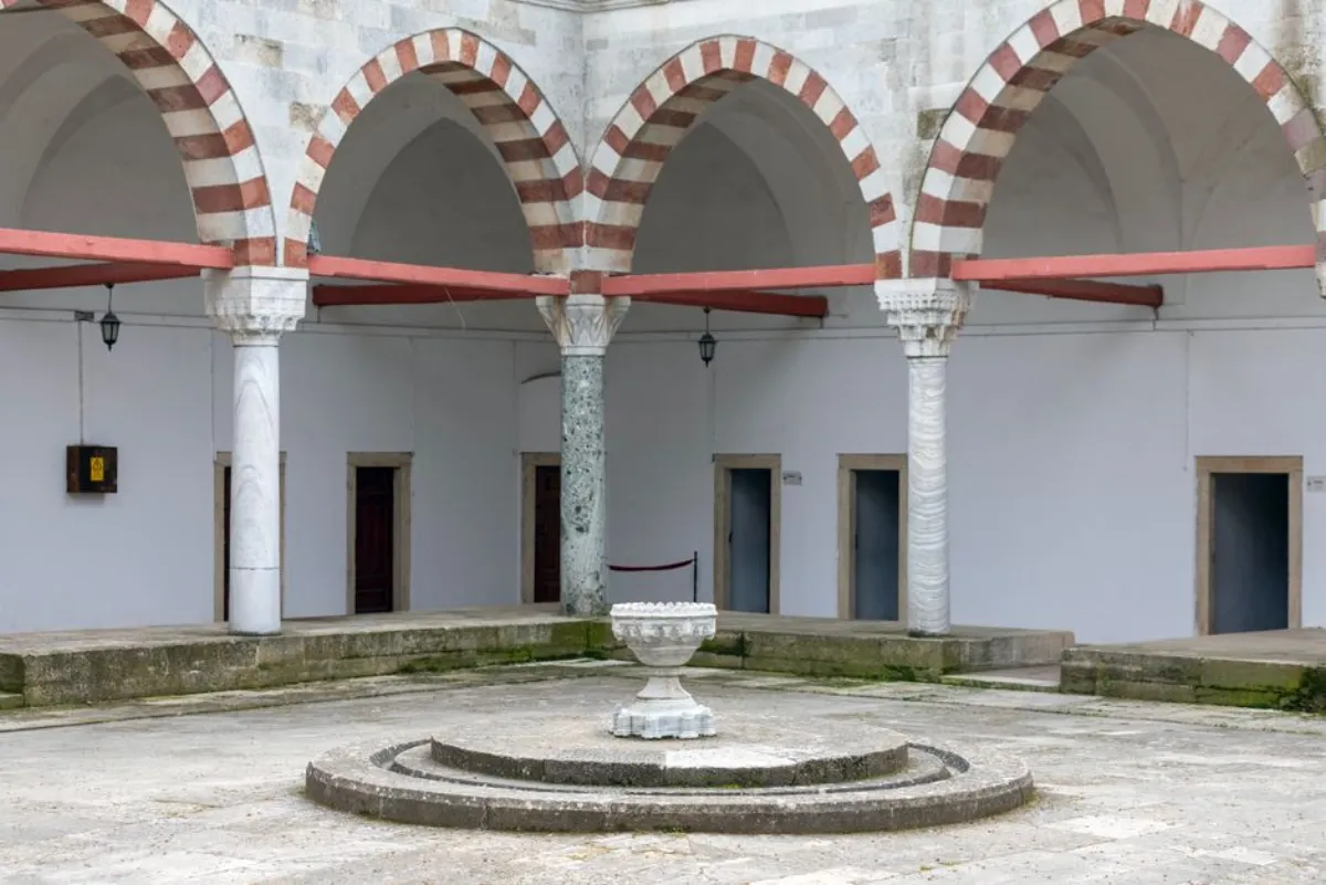 old courtyard